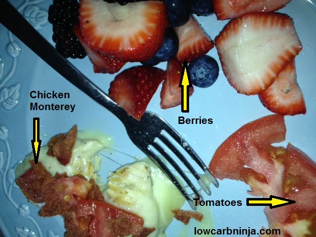 My Low Carb Plate – Meat, Fruit, Veggie