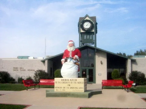 Santa Lives Here! Santa Claus, Indiana